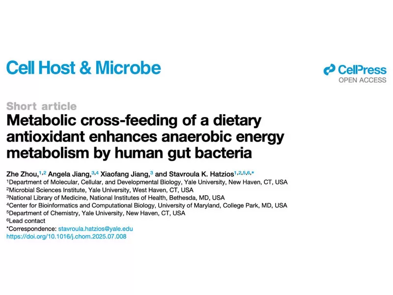 Recherche sur l'ergothioneine présentée dans le sous-journal cellulaire
