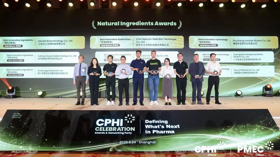 Natural Field NF Lipo Co-oaded Liposome Tech remporte le «Applied Innovation Award» au CPHI China 2025