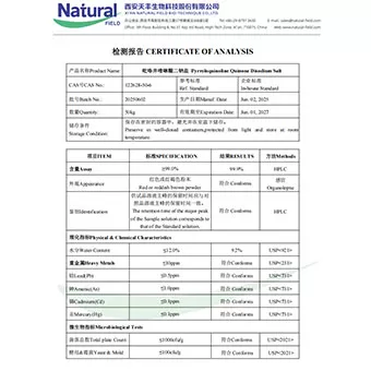 Sel disodique de NF-COA Pyrroloquinoléine Quinone